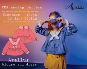 AZELLUS Awissu Blouse and Dress 1